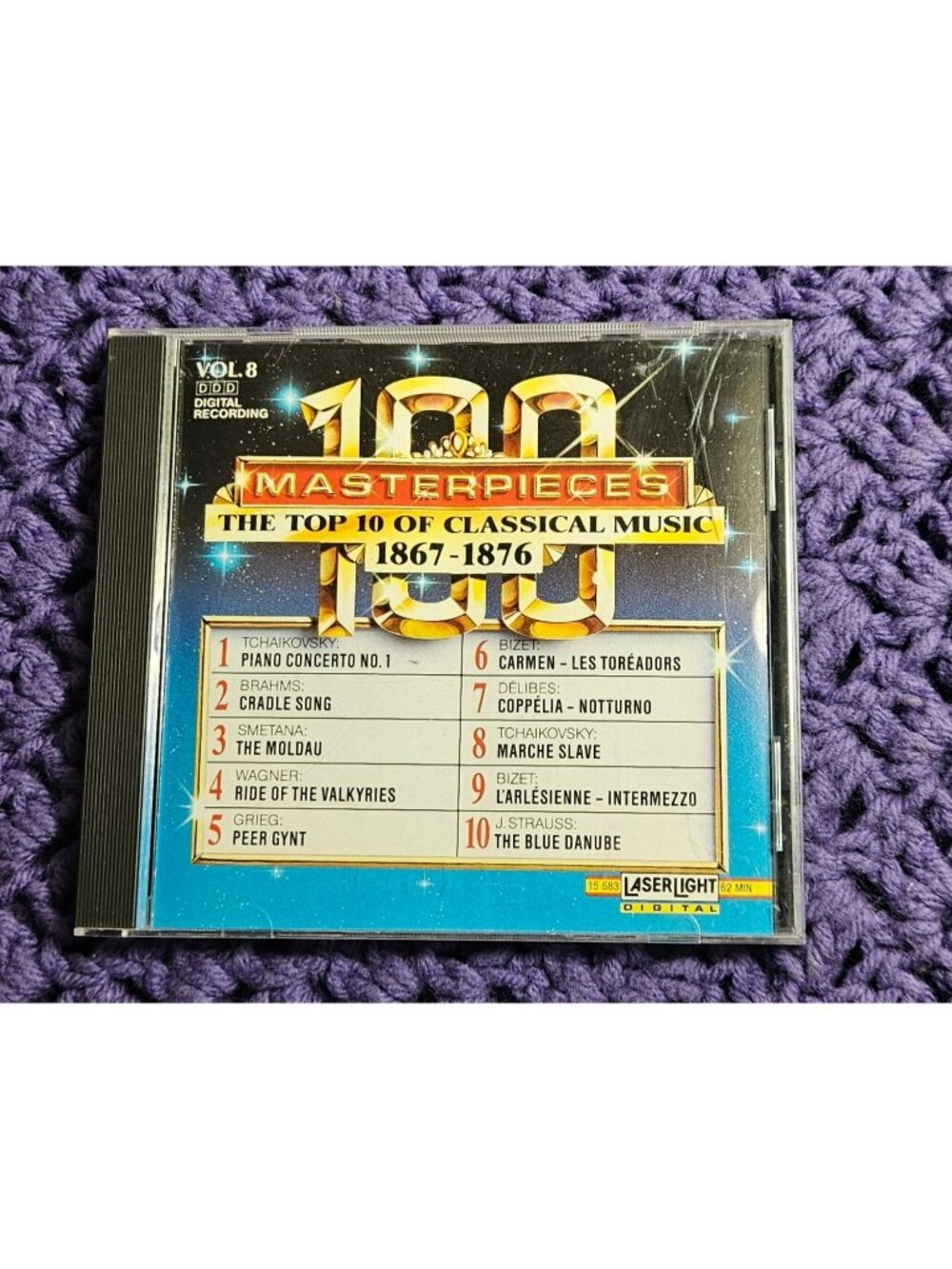 Masterpieces Vol 8 Top 10 Of Classical Music 1867 - 1876 CD Various Artists
